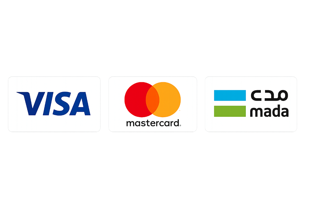 Visa, Mastercard, Mada